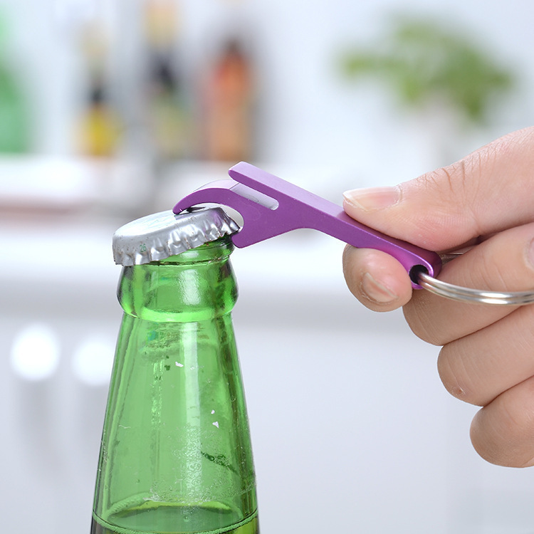 Combo 5 móc khóa PKS kiêm dụng cụ khui nắp chai tiện lợi - giao màu ngẫu nhiên ( tặng 1 sản phẩm ngẫu nhiên )