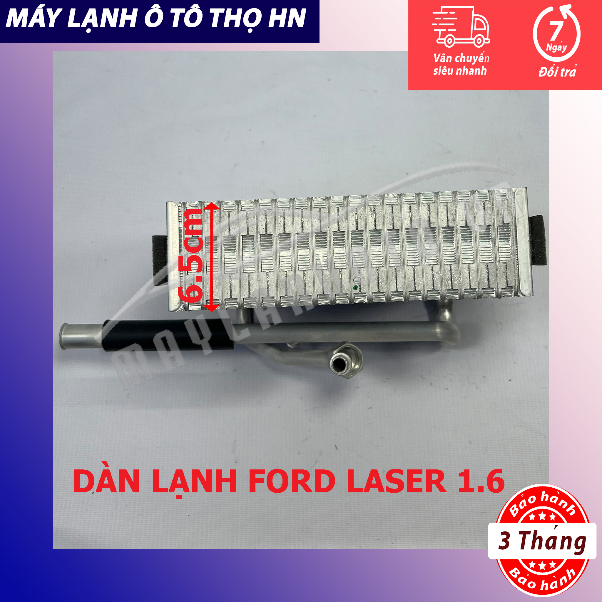 Dàn (giàn) lạnh Mazda 323 - Ford Laser 1.6 1998 1999 2000 2001 2002 Hàng xịn Thái Lan 98 99 00 01 02