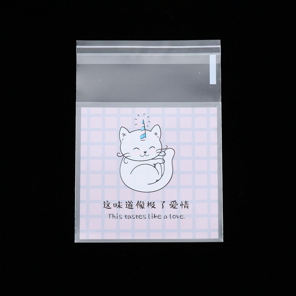 Set 95 Túi Đựng Bánh Kẹo In Hình Hoạt Hình Dễ Thương