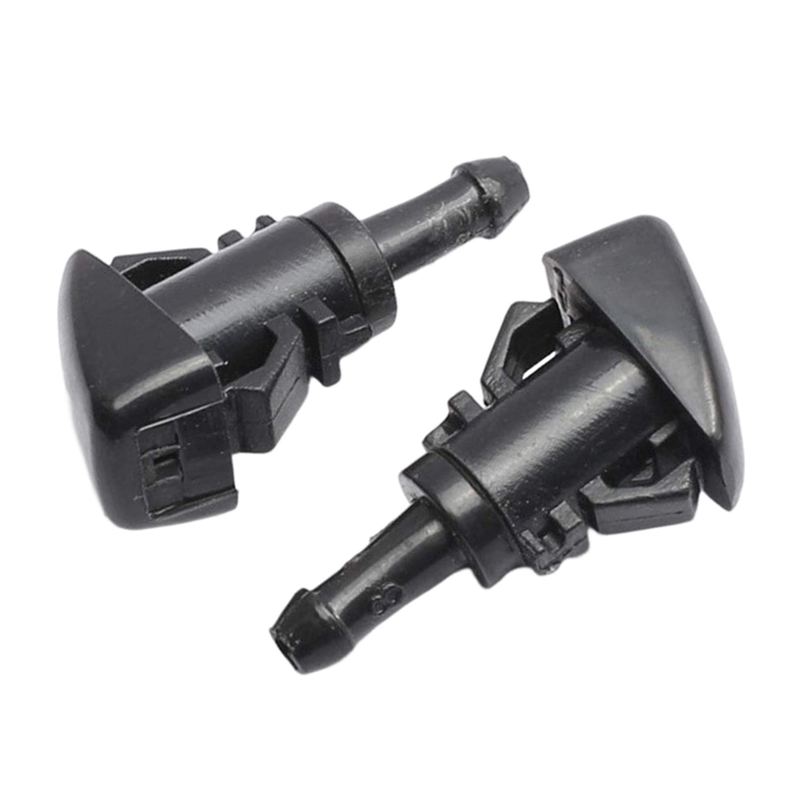 2Pcs Vehicle Windshield Washer Nozzle for Accessories