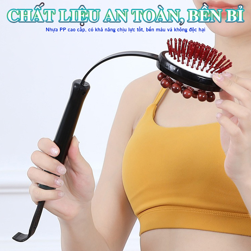 Dụng cụ đấm lưng 2 mặt, Nikio NK-08C - Thiết kế sử dụng đa năng, gãi lưng, gãi đầu tiện lợi