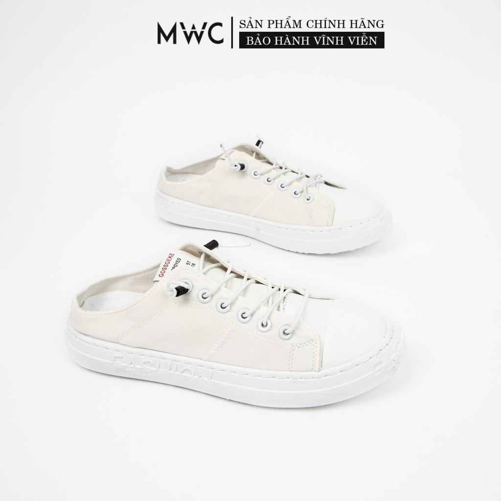 Giày Thể Thao Nam thời trang MWC giày sneaker vải đế bằng năng động hiện đại NATT - 5333