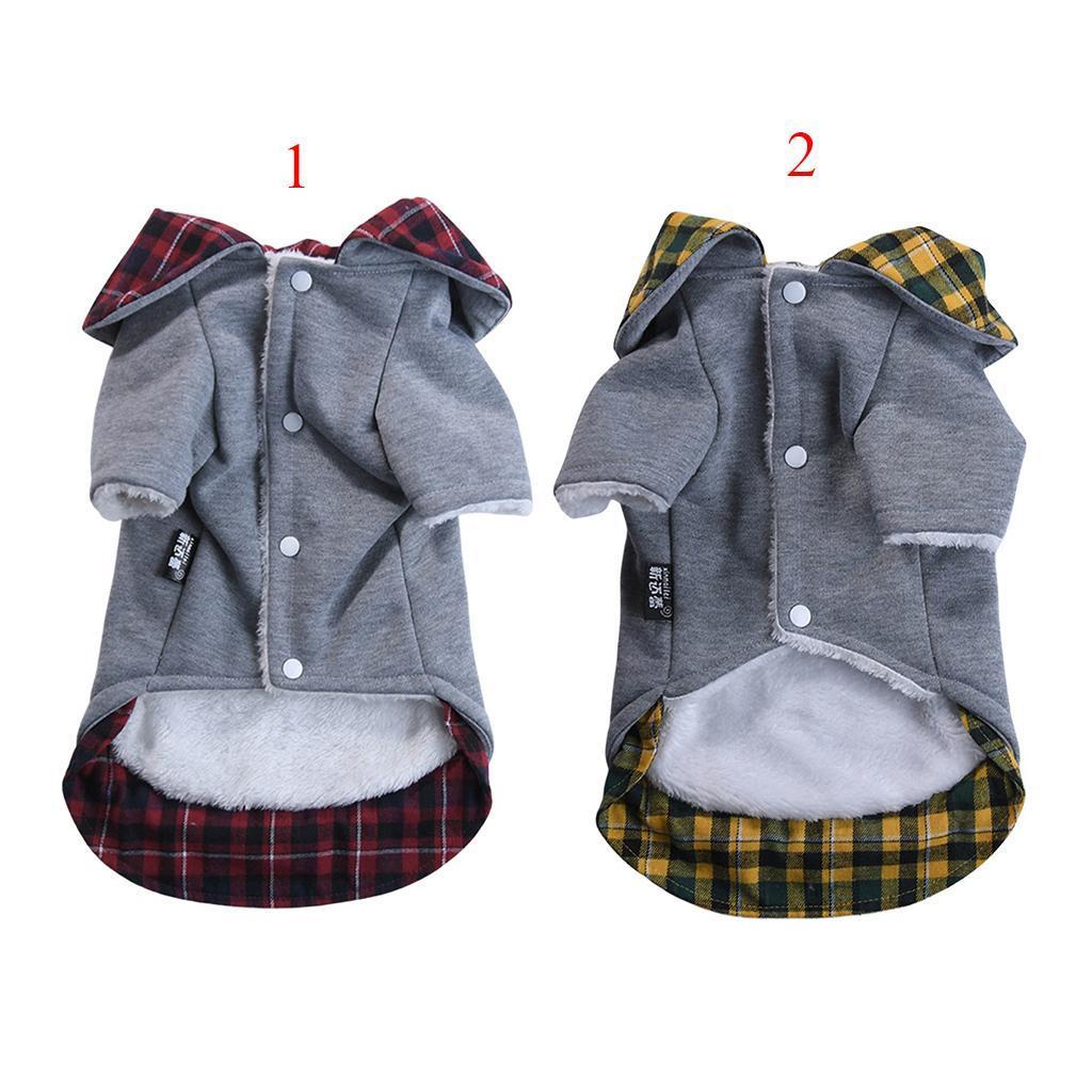 Dog Autumn Winter Warm Cotton Coat For Small Medium Dogs Puppies