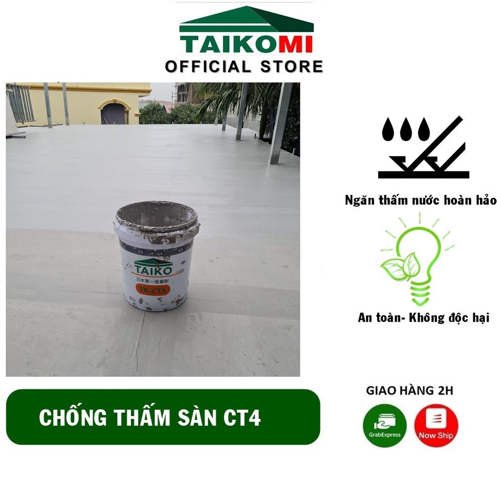 Keo Chống Thấm CT4 Taikomi 5kg - Ngăn thấm nước cho bề mặt bê tông, xi măng cát.