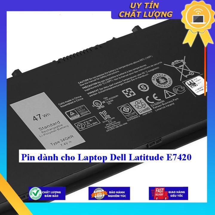 Pin dùng cho Laptop Dell Latitude E7420 - Hàng chính hãng  MIBAT1325