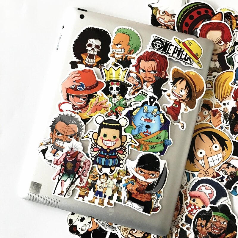 Decal dán tường trang trí các nhân vật hoạt hình sticker trong One Piece - Hàng Chính Hãng