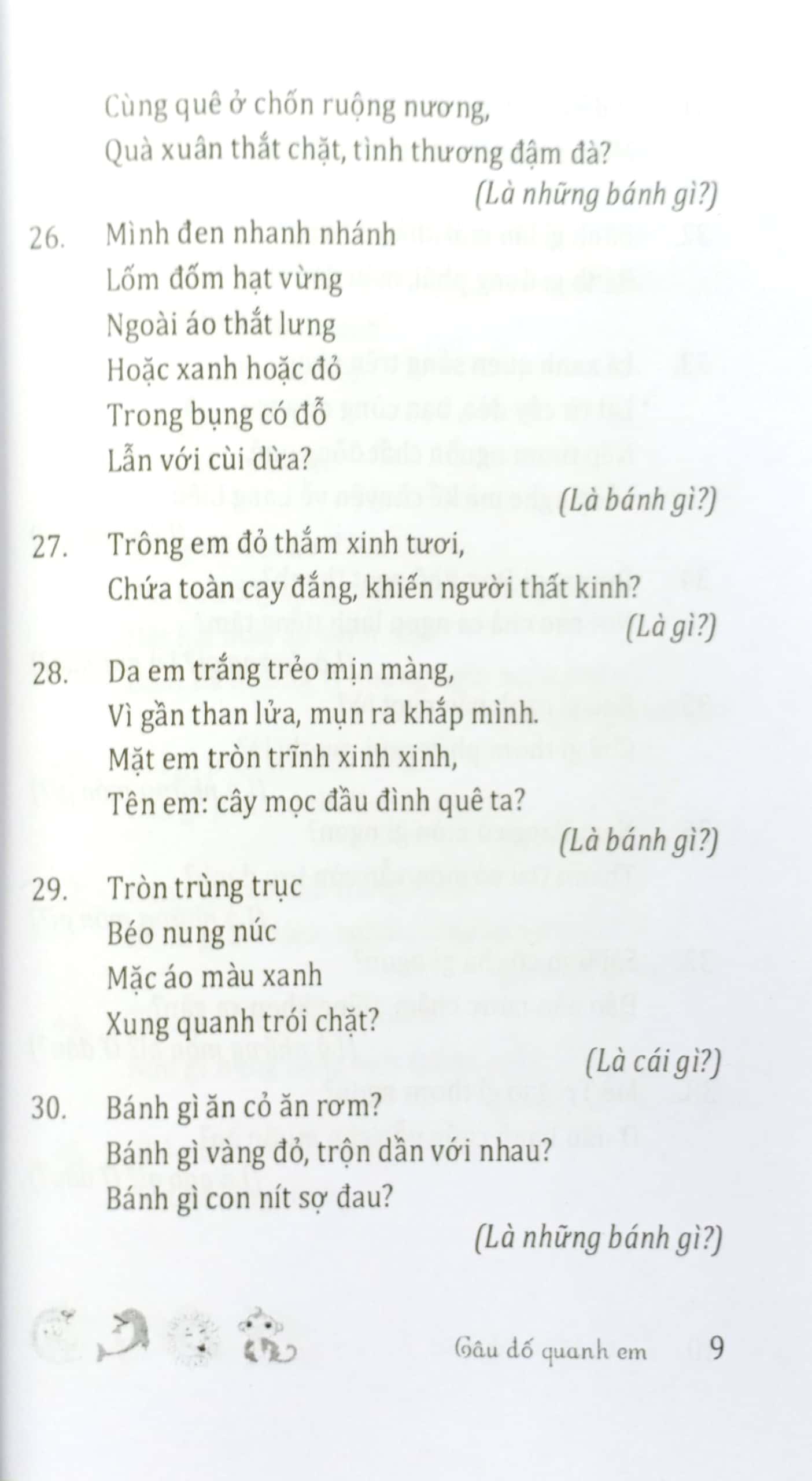 Câu Đố Quanh Em