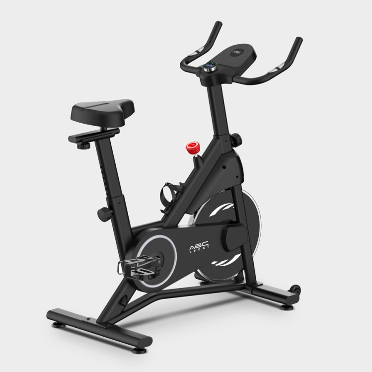 Xe đạp tập ABCSport H03 thiết kế hiện đại nhỏ gon, được làm từ thép không gỉ, bánh đà 8kg cho việc luyện tập hiệu quả, tải trọng 120kg