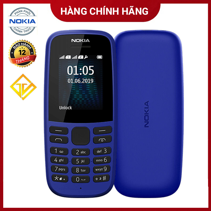 Điện thoại Nokia 105 Dual Sim 2019 - Hàng chính hãng