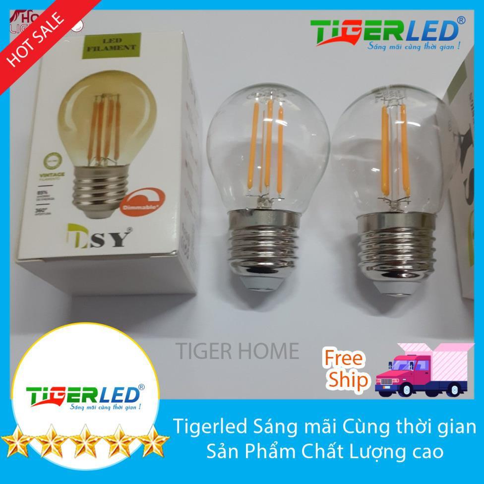 Bóng đèn: Combo 10 bóng đèn led edison G45