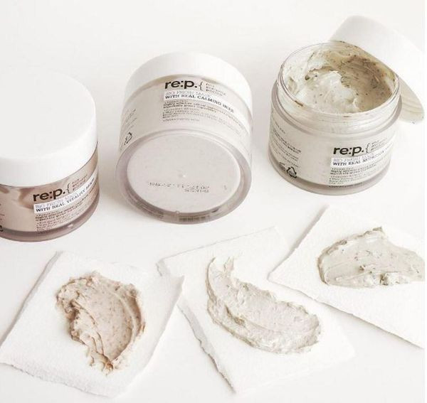 Mặt Nạ Đất Sét Thu Nhỏ Lỗ Chân Lông Chiết Xuất Cây Hương Thảo Re:p Bio Fresh Mask With Real Nutrition Herbs 130g + Tặng Kèm 1 Băng Đô Tai Mèo