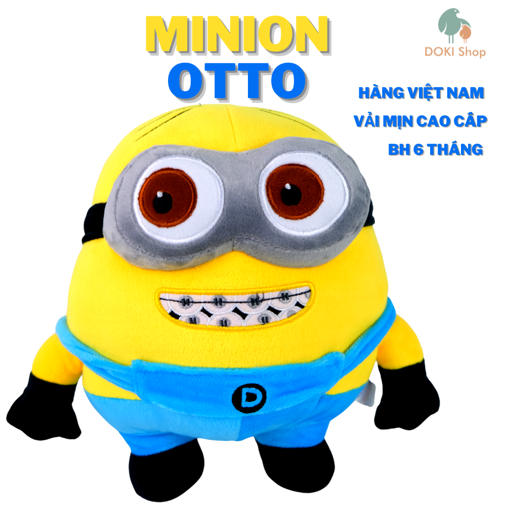 Thú nhồi bông Minion Otto niềng răng