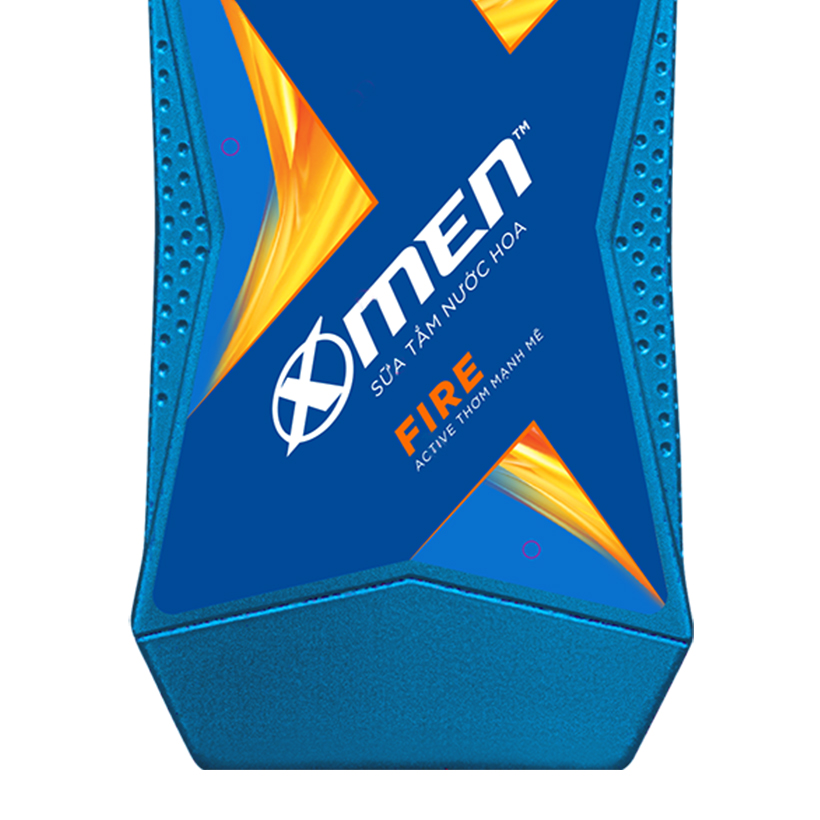 Sữa Tắm X-Men Nước hoa Fire 650G + Dầu Gội X-Men Fire 180G