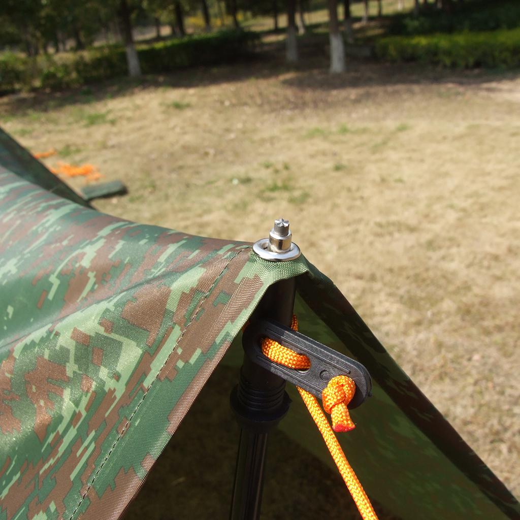 PORTABLE CAMO WATERPROOF ARMY BASHA TENT TARP CANOPY RAIN COVER CAMPING SHELTER