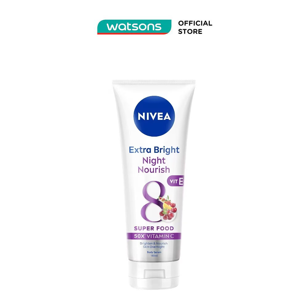 Tinh Chất Dưỡng Thể Trắng Da Ban Đêm Nivea 180ml