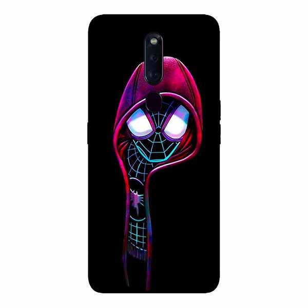 Ốp lưng in cho Oppo F11 Pro Nhện Đen