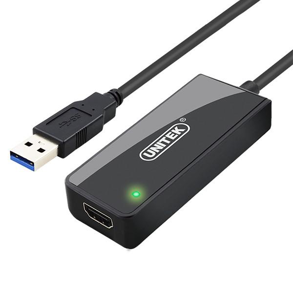 Cáp chuyển đổi USB 3.0 to HDMI Full HD 1080P Unitek Y-3702 - HÀNG CHÍNH HÃNG