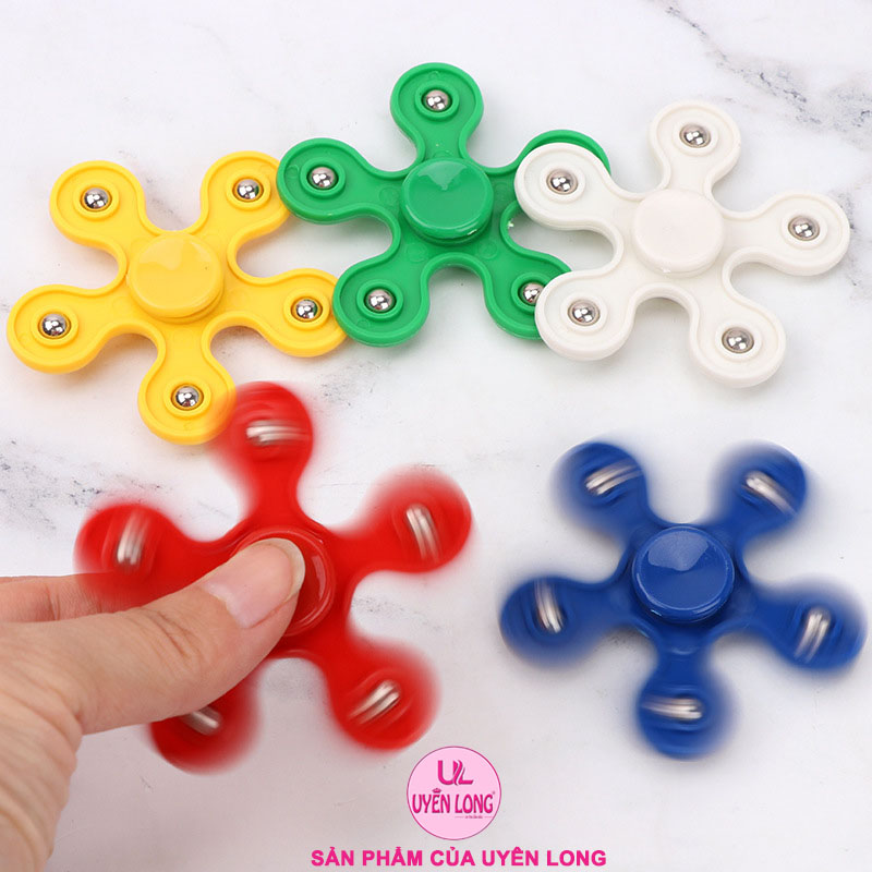 Con Quay Bi Finger Spinner 5 Cánh, Đồ Chơi Tương Tác, Giúp Giảm Stress, Tập Trung Suy Nghĩ Tăng Hiệu Quả Công Việc