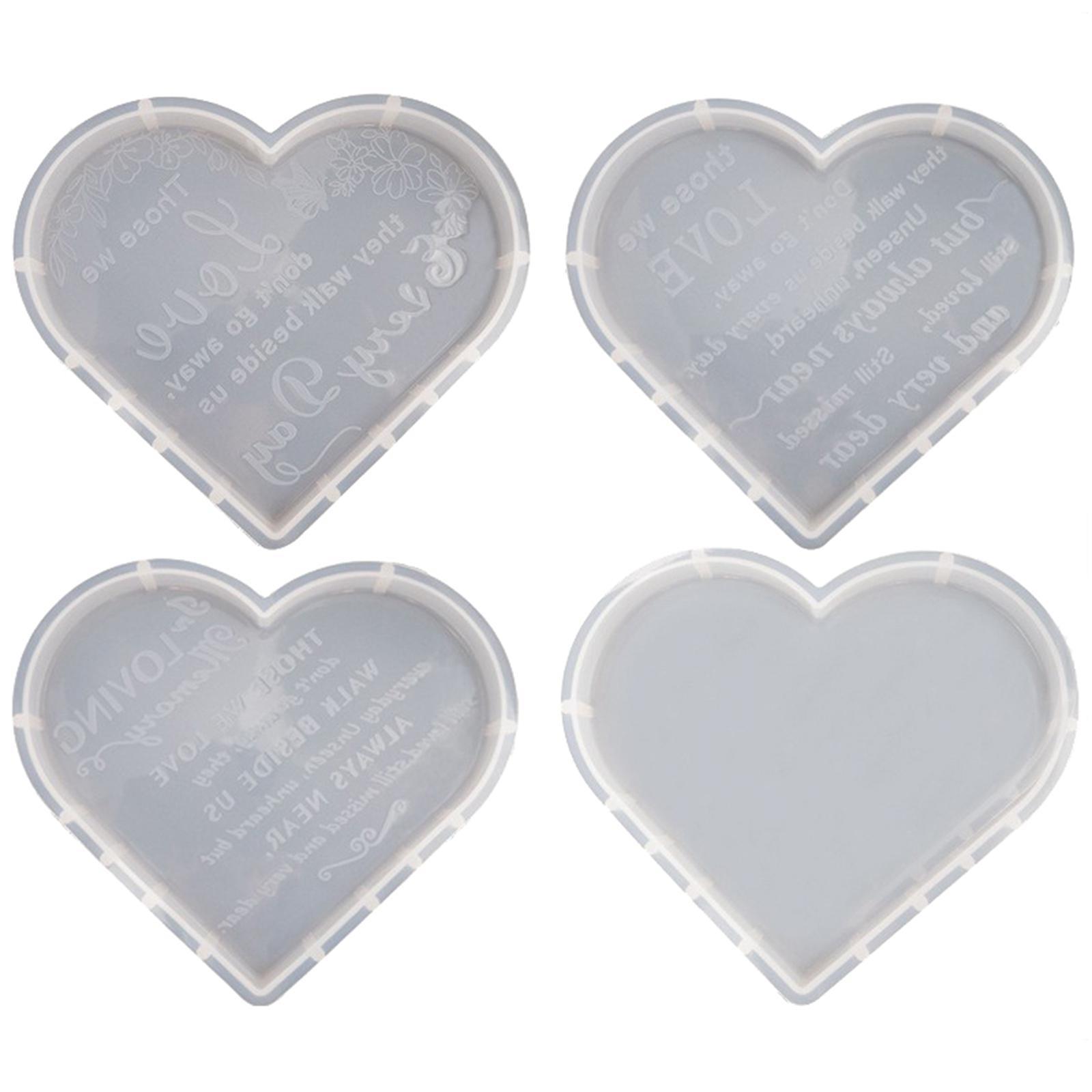 Heart Epoxy Casting Tool Resin Tray Casting Tool for DIY Making Service Tray