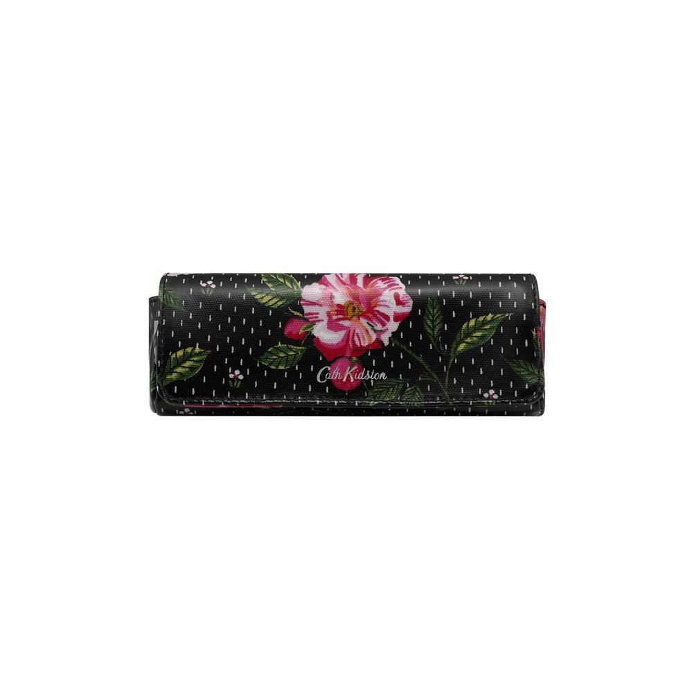 Cath Kidston - Hộp đựng mắt kính/Glasses Case - Tea Rose Midscale - Black -1042825