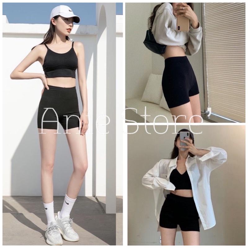 Quần Legging Đùi Dáng Thể Thao Quần Short Nữ Body Dáng Ngắn