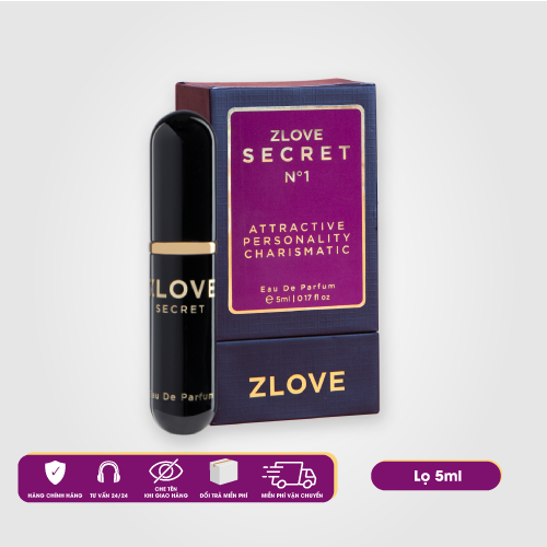 (Mua 1 tặng 1) Nước hoa vùng kín nữ cao cấp chính hãng Zlove Secret 5ml với hương thơm ngọt ngào, quyến rũ, nữ tính