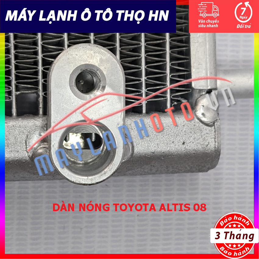 Dàn (giàn) nóng Toyota Altis 2008 Hàng xịn Thái Lan (hàng chính hãng nhập khẩu trực tiếp)