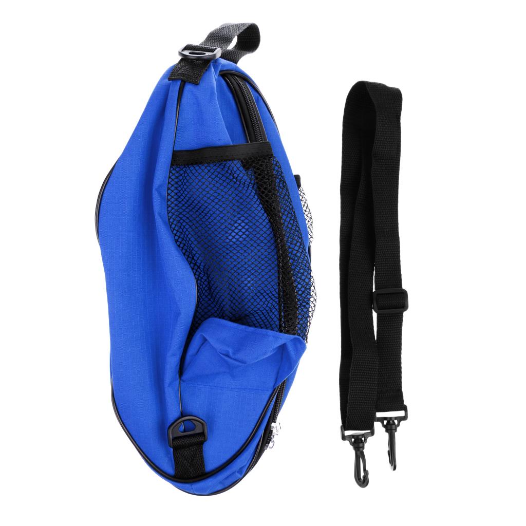 Waterproof Basketball Soccer Carrying Bag Volleyball Handbag Case with Adjustable Shoulder Strap Blue/Black/Red