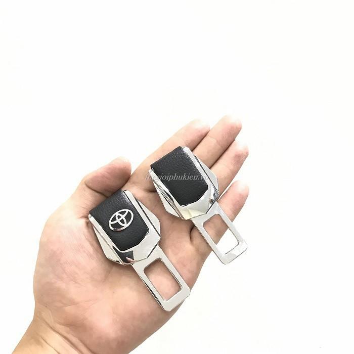 Combo 2 Chốt Khóa Dây An Toàn 4S dành cho Ô tô, Xe hơi – Logo Toyota
