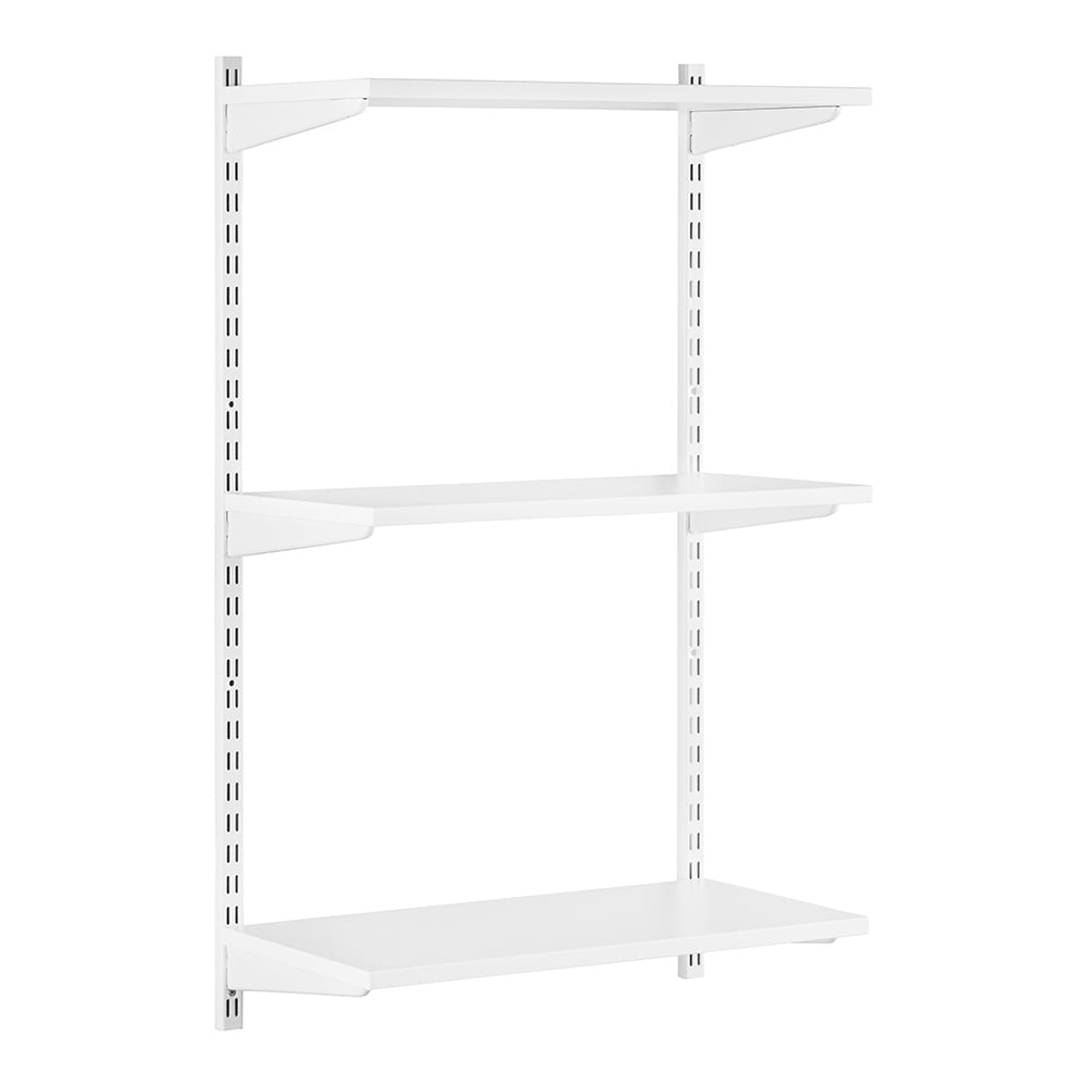 Kệ Railshelf 3 tầng H120cm - Kệ treo tường tùy biến kích thước &amp; vị trí hiện đại