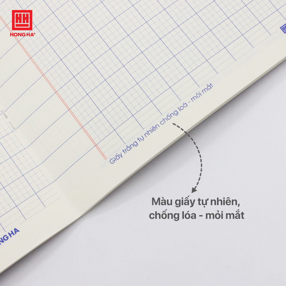 Vở 4 ô ly 80 trang School Ếch Cốm Hồng Hà định lượng 100gsm - 0600