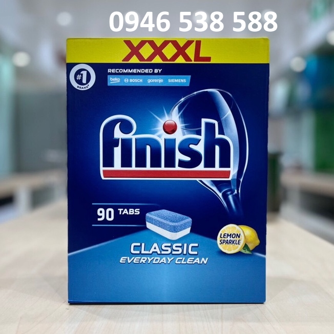 Viên Rửa Bát Finish Powerball Classic Hộp 100 Viên - Nhập khẩu từ Đức