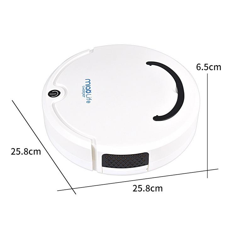 Robot Quét Nhà Hút Bụi Miao Life 26x7cm Tự Động Thông Minh