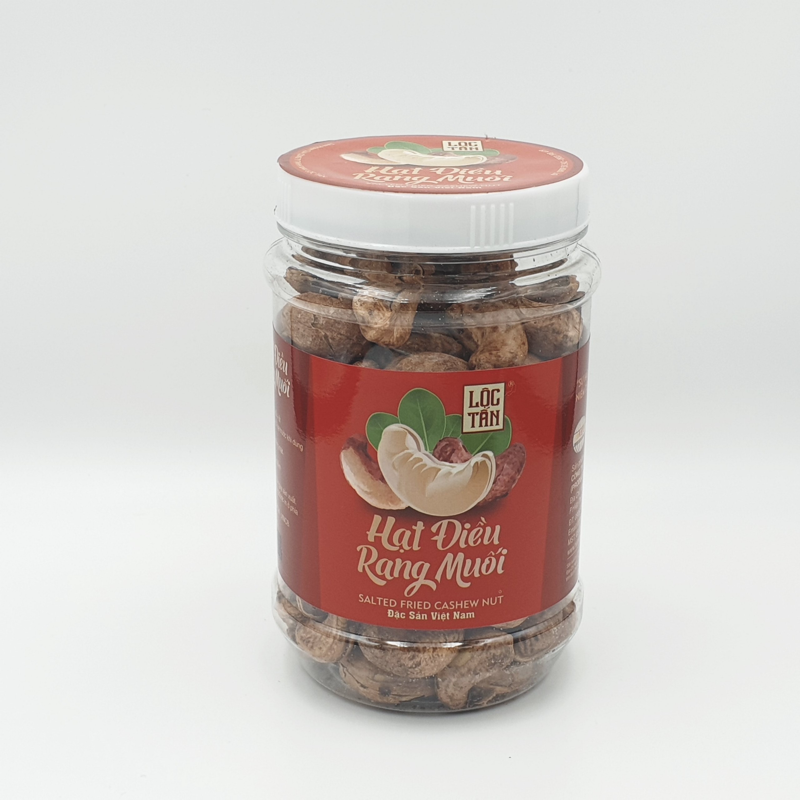 Hạt Điều Rang Muối Vỏ Lụa Loại A - Lộc Tấn