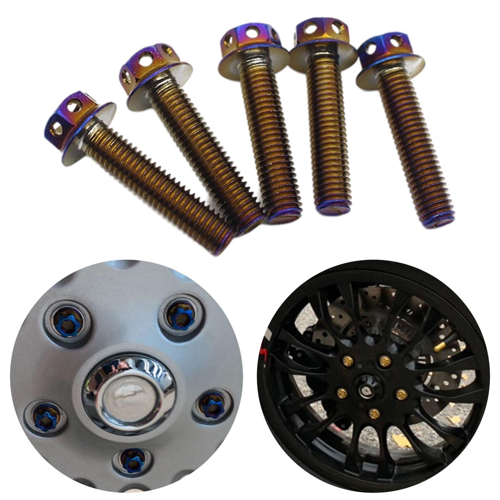5x M8 Wheel Lug Bolt Screw, Fits for Vespa High Performance Spare Parts Replaces