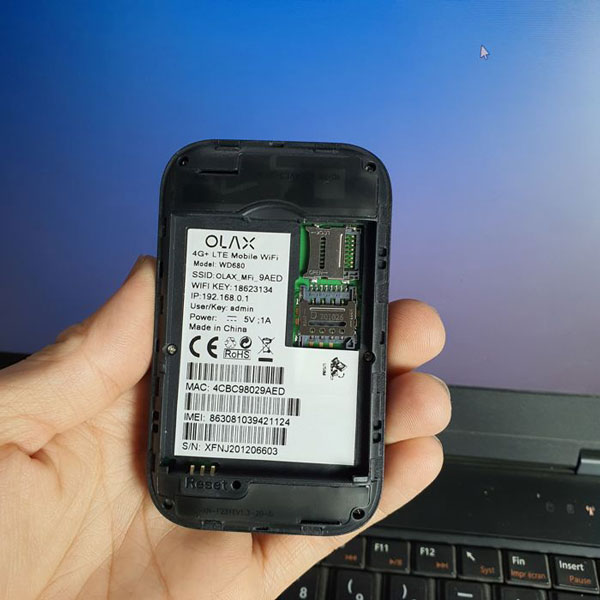 Hình ảnh Bộ Phát Wifi 3G 4G OLAX WD680 Tốc Độ 150Mb Dùng Sim Tất Cả Nhà Mạng, Nhỏ Gọn Tiện Lợi - Hàng Chính hãng
