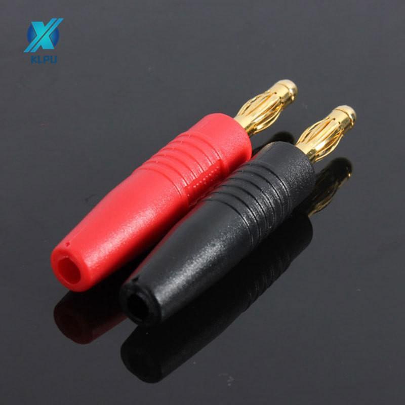 Set 4 Đầu Cắm Bắp Chuối Mạ Vàng 4mm Cho Loa