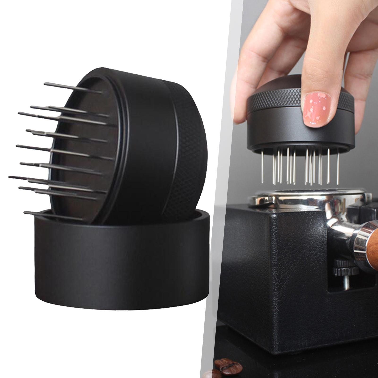Manual Coffee Stirrer Distributor Espresso Stirrer 20 Pins Adjustable Depth 51mm