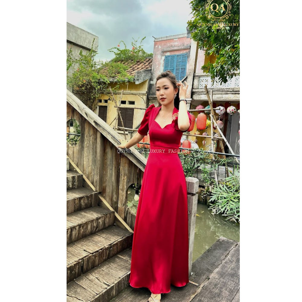 Váy Đầm Dạ Hội Đỏ Quyến Rũ Sang Trọng Amabel Dress