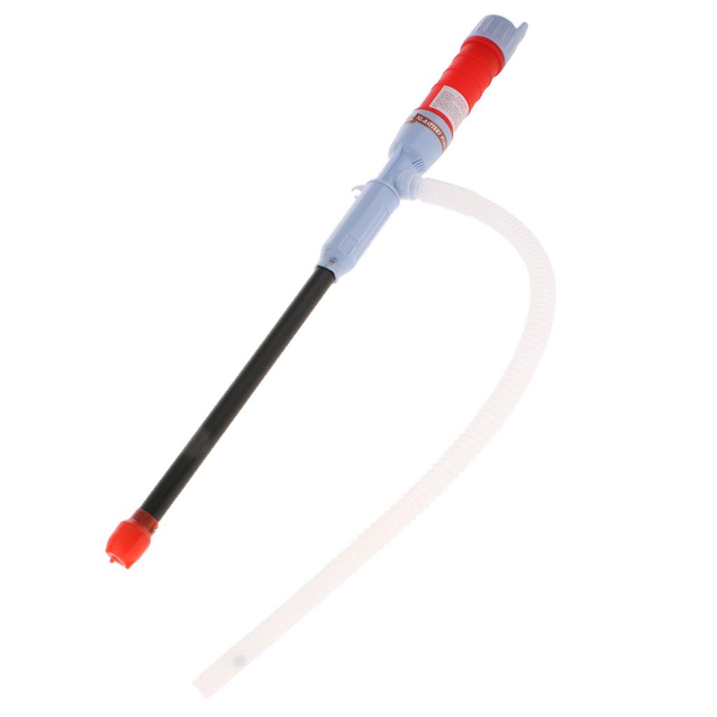 Car Hand Siphon Liquid Transfer Pipe Oil Water Tank High Quality Red