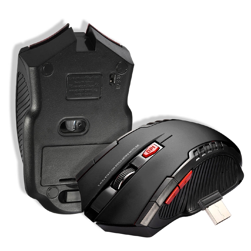 Chuột quang chơi game không dây 2.4G cao cấp gaming - miếng lót chuột