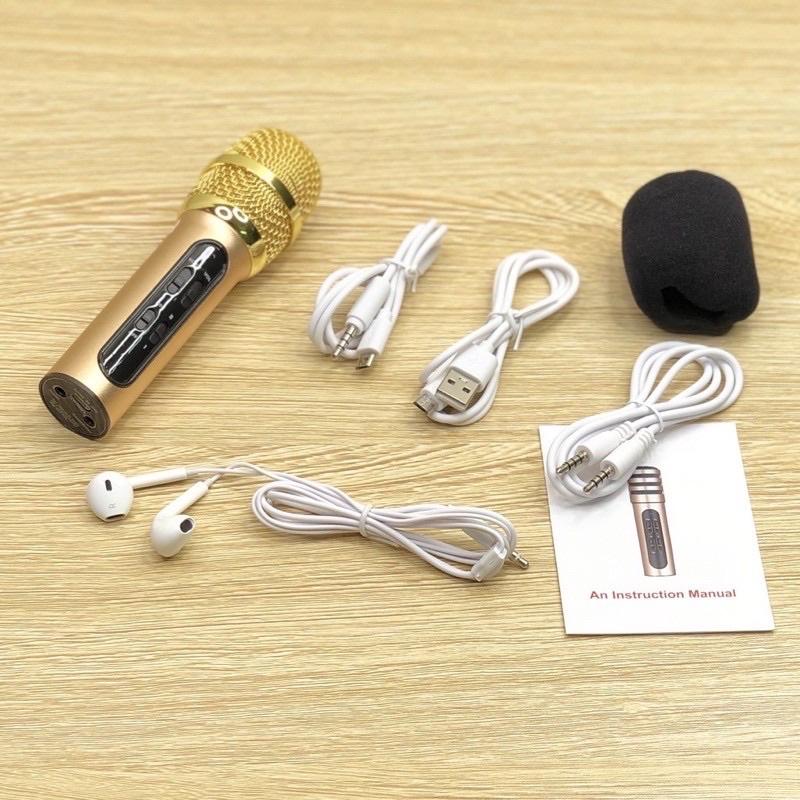 Mic C11 Nâng Cấp Bắt Xa 1m -Đi Kèm Tai Nghe Full Dây Kết Nối