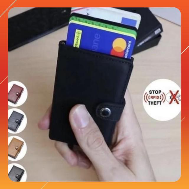 Hot VÍ BÓP MINI THÔNG MINH HỢP KIM DA CAO CẤP Sky Life