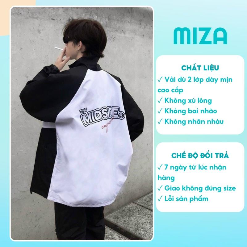 Áo bomber jacket dù 2 lớp khoác nữ nam unisex gió cúc bấm form rộng local brand ulzzang phong cách hàn quốc đep MIDSIZE