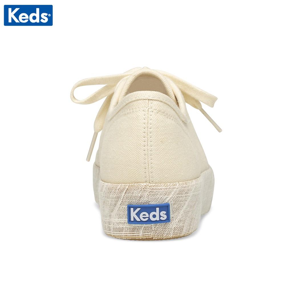 Giày Keds Nữ - Triple Kick Burlap Natural - KD060328