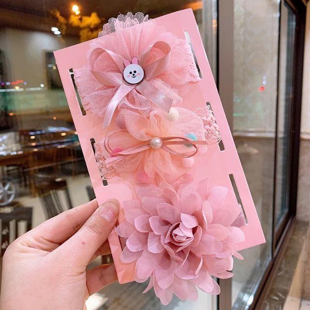 Set 3 Băng đô kèm hộp cho bé gái