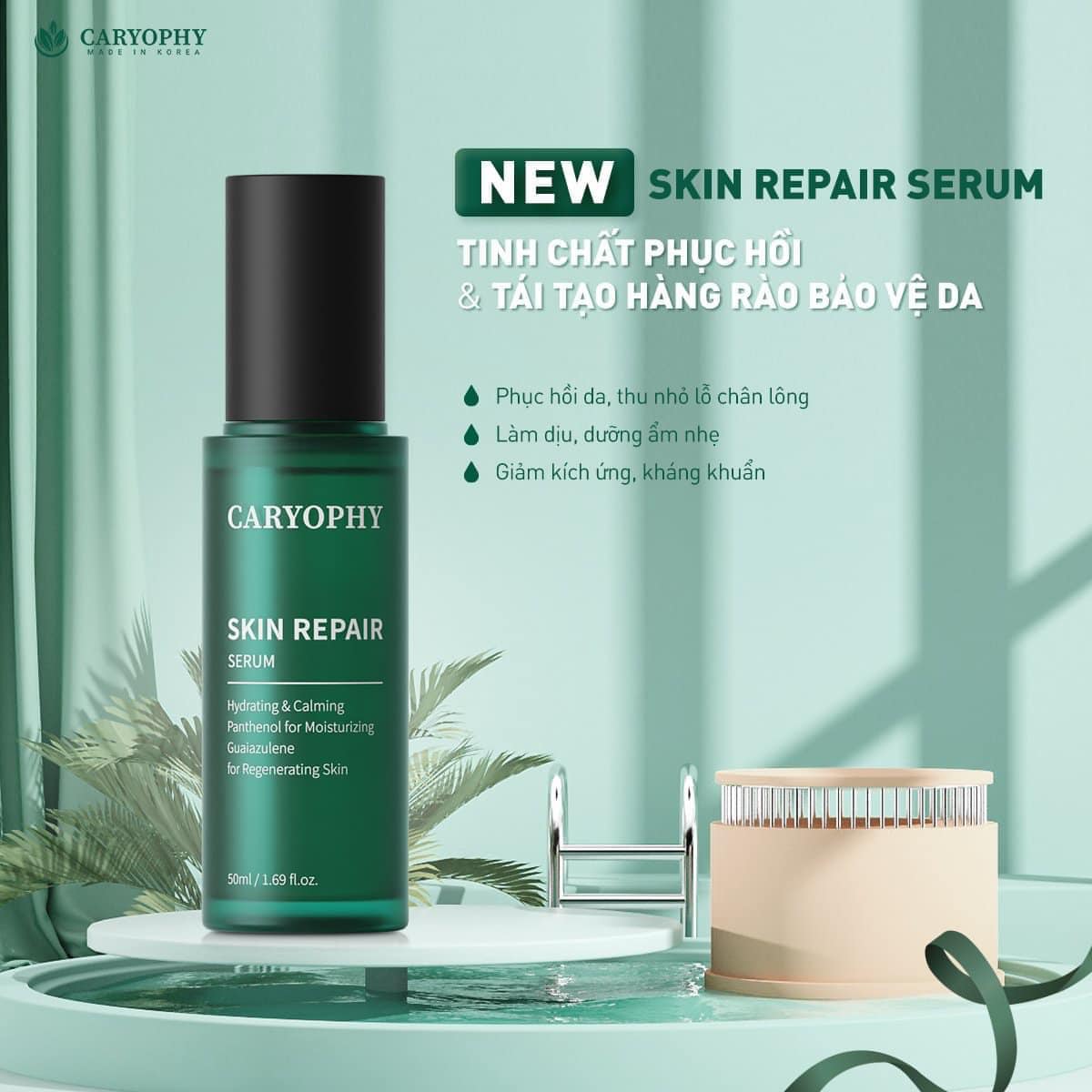 Tinh Chất Dưỡng Ẩm, Làm Dịu, Phục Hồi Chuyên Sâu Caryophy Skin Repair Serum