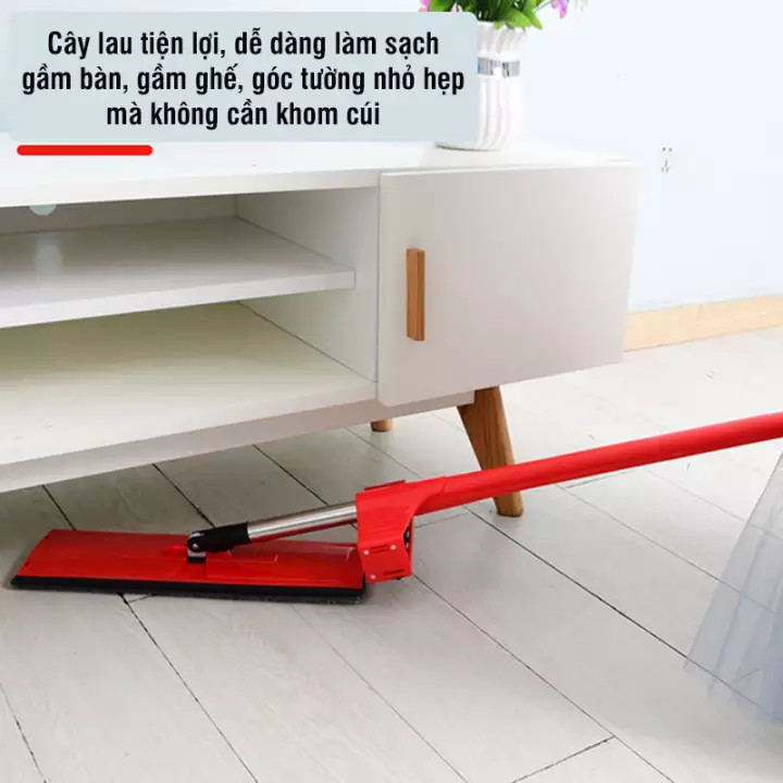 Cây Lau Nhà Tự Vắt, Chổi Lau Thông Minh Xoay 360 Độ Lau Nhanh Sạch Hơn Gấp 5 Lần