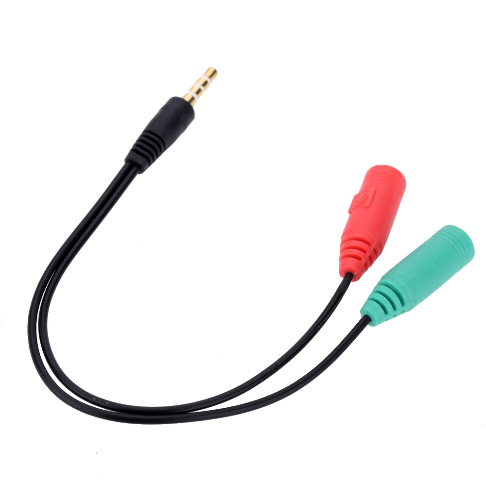 Cáp Âm Thanh 4 Đoạn 3.5mm Kết Nối Tai Nghe Micrô