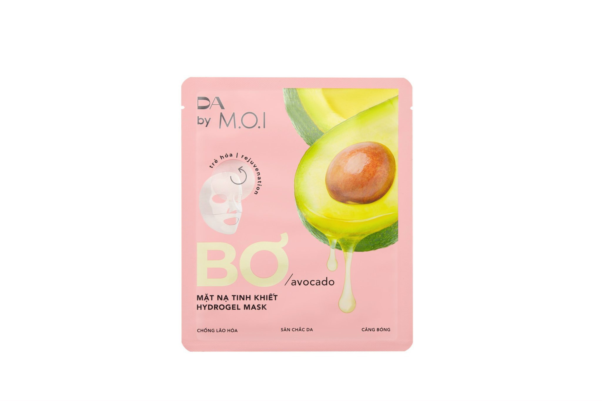 Set 3 miếng Mặt Nạ Bơ Tinh Khiết Hydrogel DA BY M.O.I Dưỡng ẩm - Sáng da - Trẻ hoá